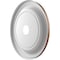 Ekena Millwork Traditional PVC Medallion (Canopies up to 13 1/2"), 22"OD x 3 1/2"ID x 1 1/2"P, Metallic Rust CMP22TRDRU - alternate 3